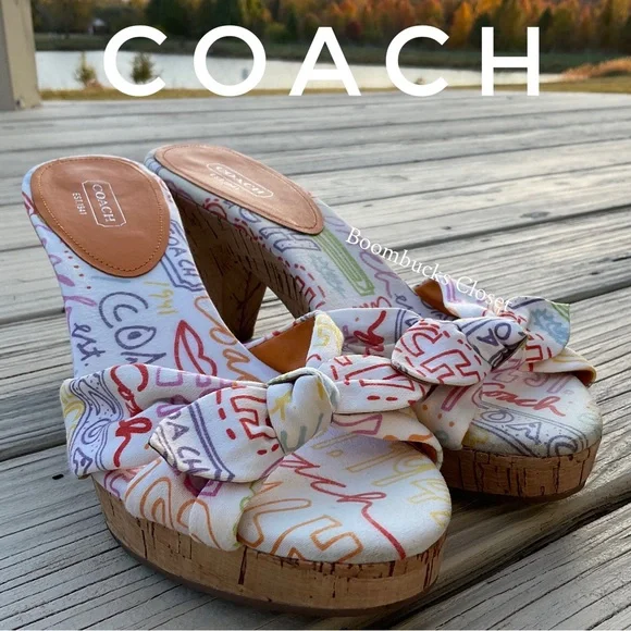 Coach poppy sandals sale